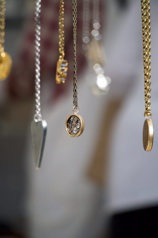 Gold and Silver Hanging Jewellery