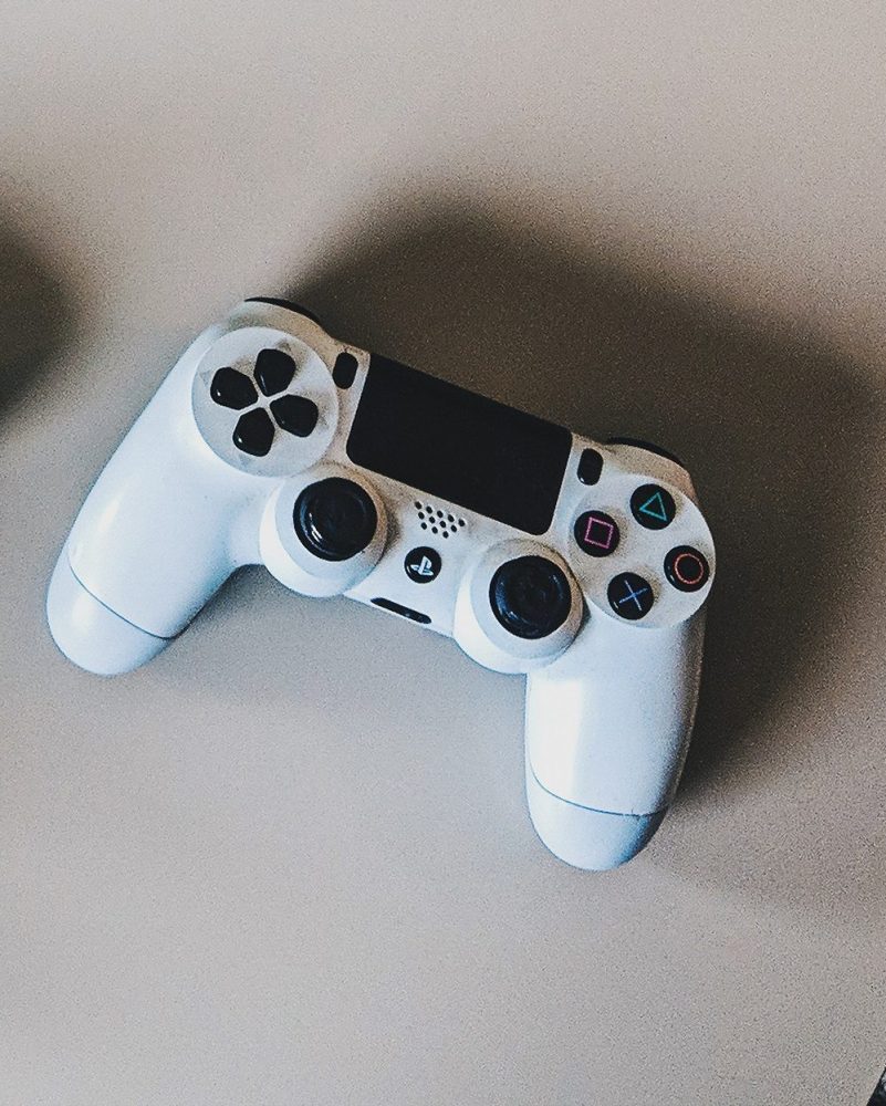 Playstation controller in white